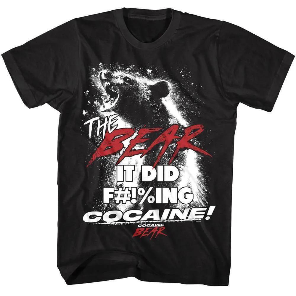 Cocaine Bear Did Fing Drugs Graphic Horror Comedy Movie Fan Gift T-Shirt